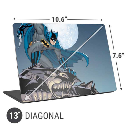 DC Comics Batman Action Pose 90's art Universal Laptop 13in (10.6 x 7.6in) Skin